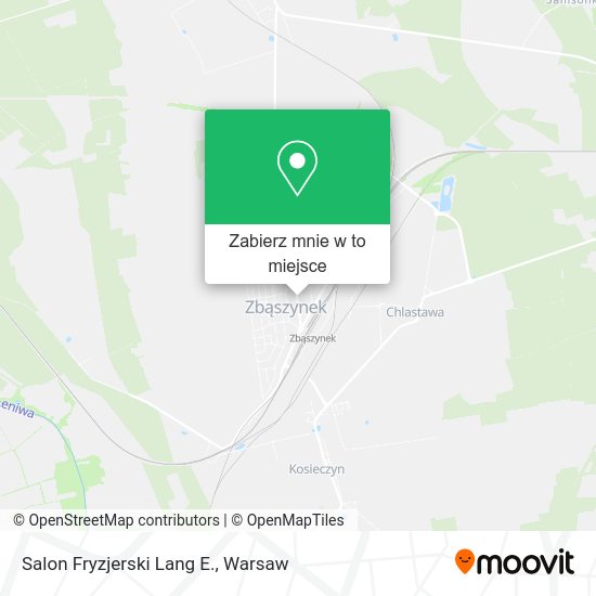 Mapa Salon Fryzjerski Lang E.