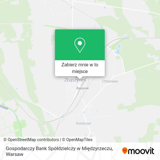 Mapa Gospodarczy Bank Spółdzielczy w Międzyrzeczu