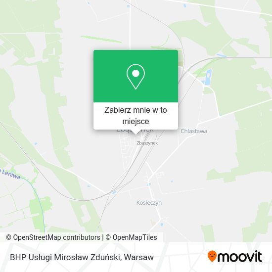 Mapa BHP Usługi Mirosław Zduński