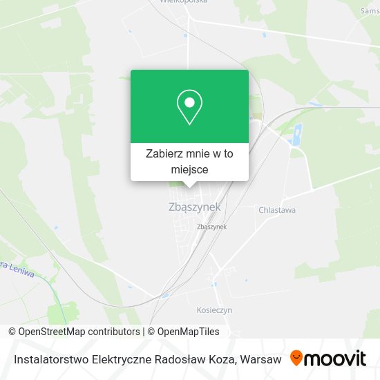 Mapa Instalatorstwo Elektryczne Radosław Koza