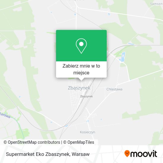 Mapa Supermarket Eko Zbaszynek