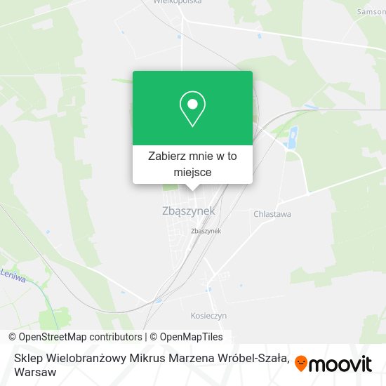 Mapa Sklep Wielobranżowy Mikrus Marzena Wróbel-Szała