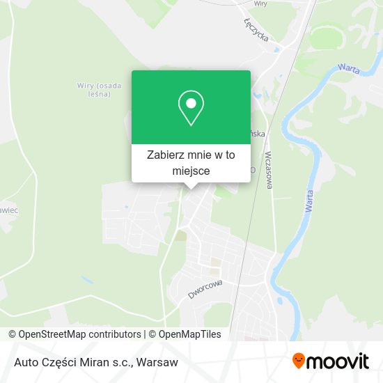 Mapa Auto Części Miran s.c.