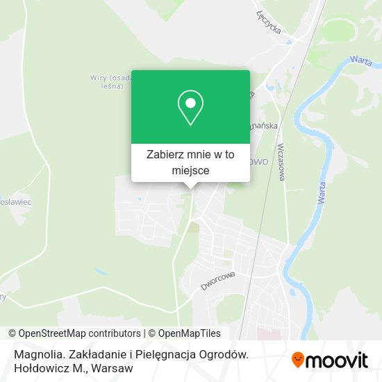 Mapa Magnolia. Zakładanie i Pielęgnacja Ogrodów. Hołdowicz M.