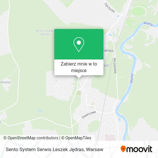 Mapa Sento System Serwis Leszek Jędras