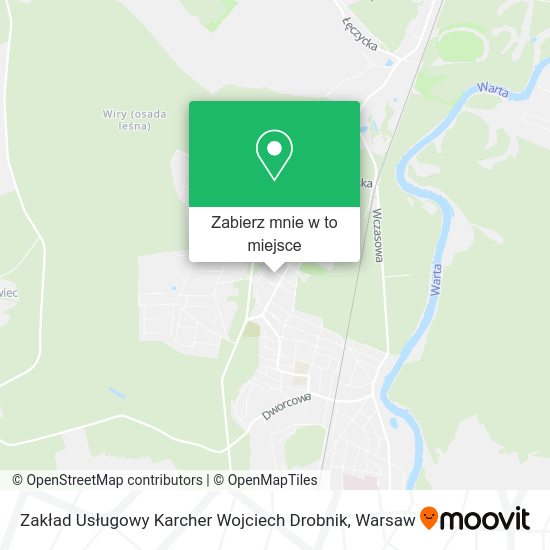 Mapa Zakład Usługowy Karcher Wojciech Drobnik