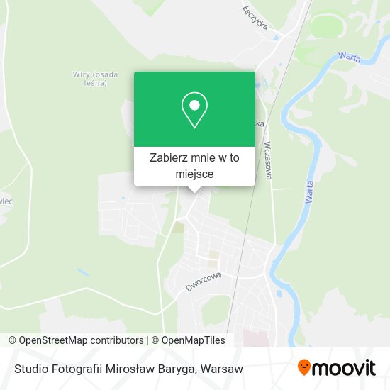 Mapa Studio Fotografii Mirosław Baryga