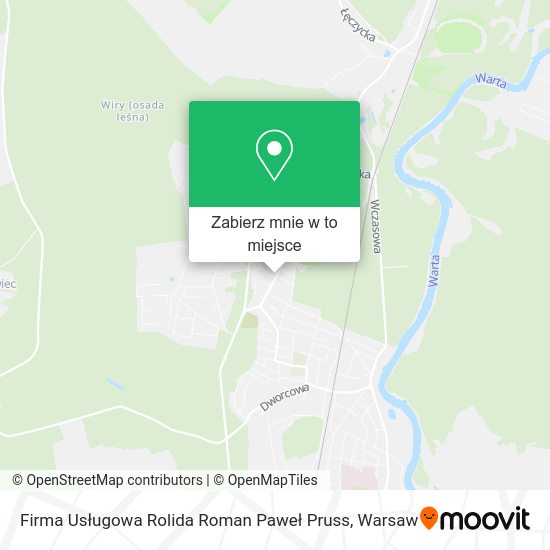 Mapa Firma Usługowa Rolida Roman Paweł Pruss