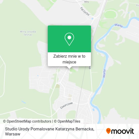 Mapa Studio Urody Pomalovane Katarzyna Bernacka