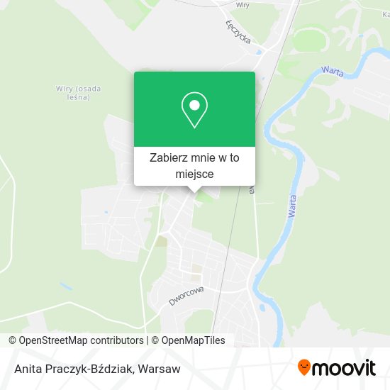 Mapa Anita Praczyk-Bździak