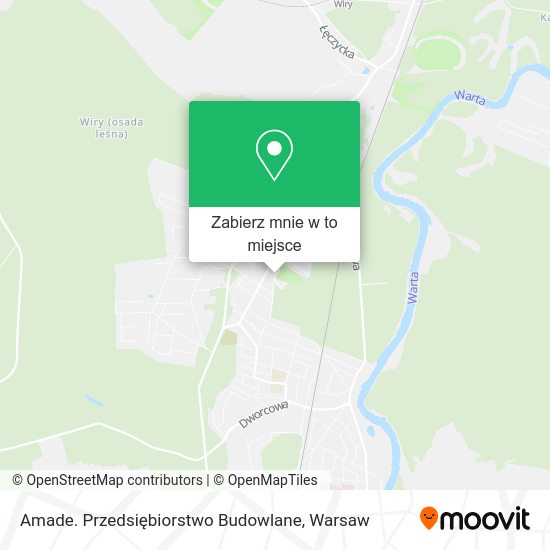 Mapa Amade. Przedsiębiorstwo Budowlane