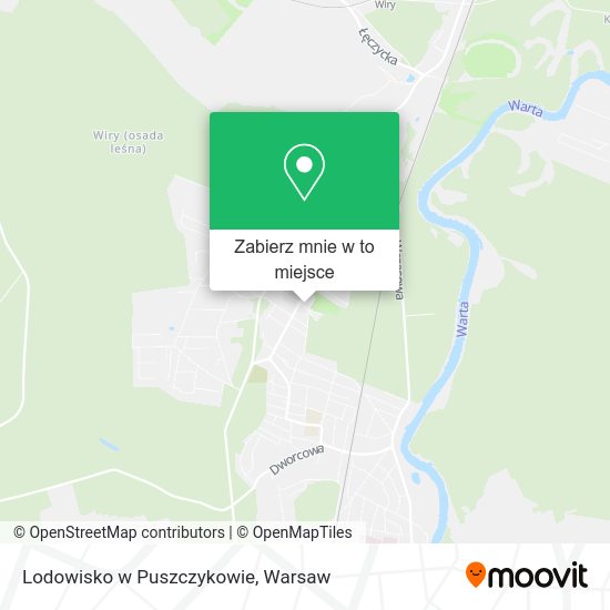 Mapa Lodowisko w Puszczykowie