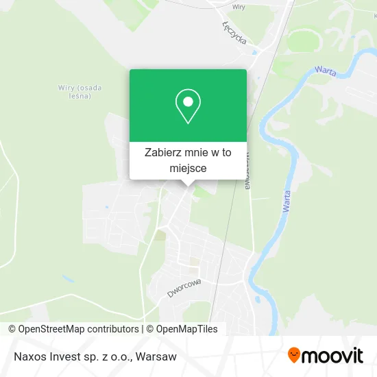 Mapa Naxos Invest sp. z o.o.
