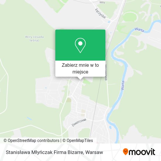 Mapa Stanisława Młyńczak Firma Bizarre