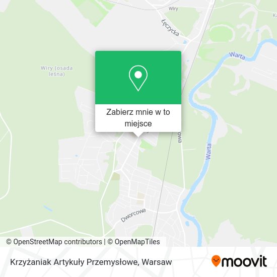 Mapa Krzyżaniak Artykuły Przemysłowe