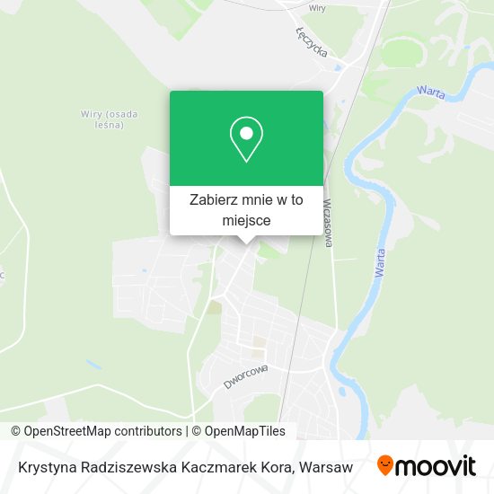 Mapa Krystyna Radziszewska Kaczmarek Kora