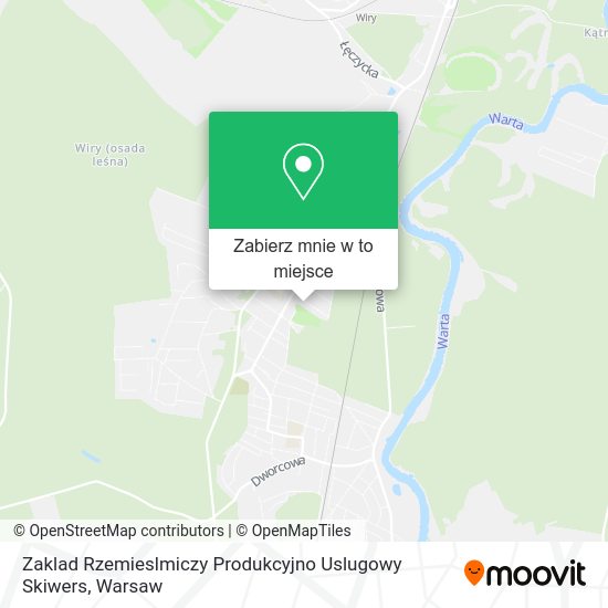 Mapa Zaklad Rzemieslmiczy Produkcyjno Uslugowy Skiwers