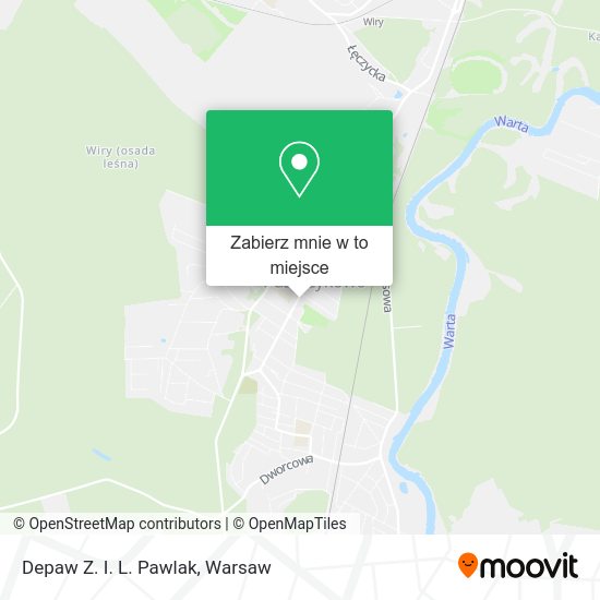 Mapa Depaw Z. I. L. Pawlak