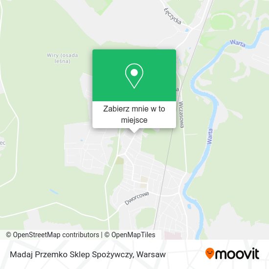 Mapa Madaj Przemko Sklep Spożywczy