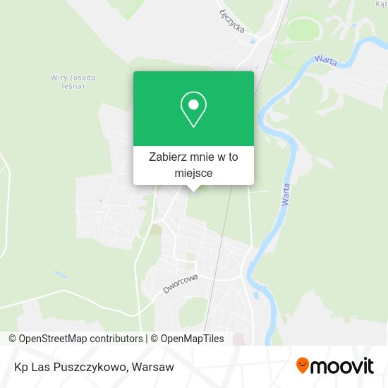 Mapa Kp Las Puszczykowo