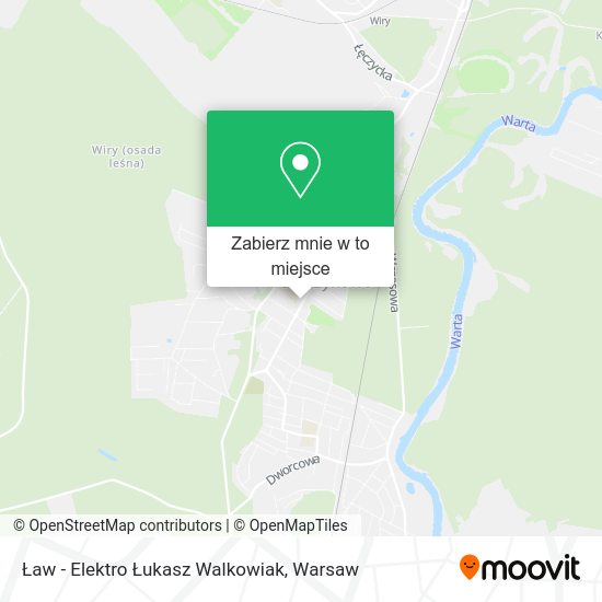 Mapa Ław - Elektro Łukasz Walkowiak