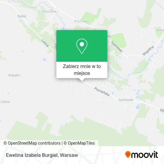 Mapa Ewelina Izabela Burgiel