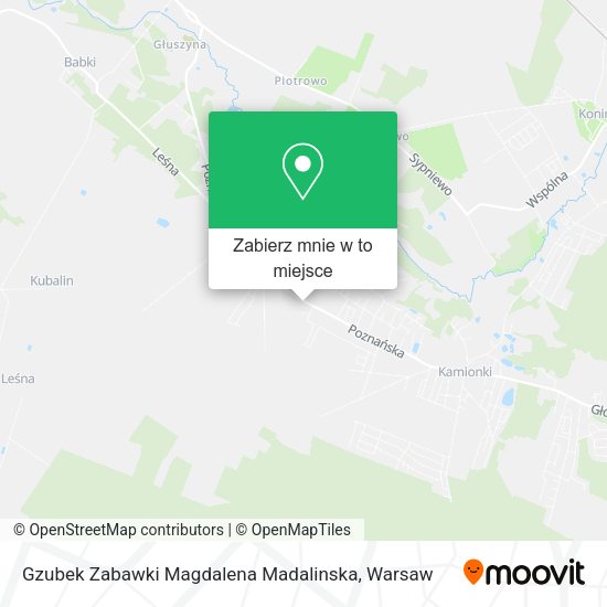 Mapa Gzubek Zabawki Magdalena Madalinska