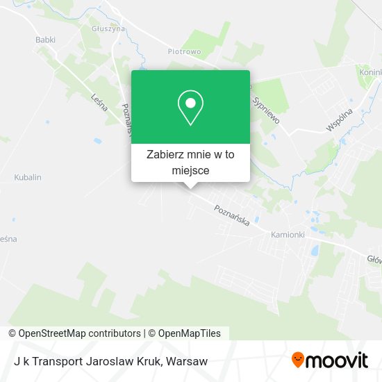 Mapa J k Transport Jaroslaw Kruk