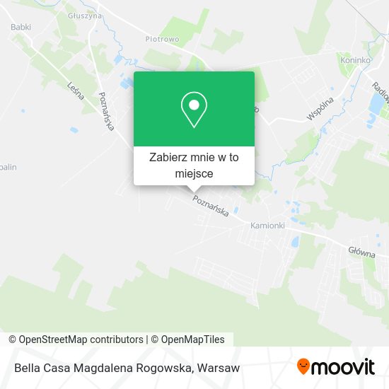 Mapa Bella Casa Magdalena Rogowska