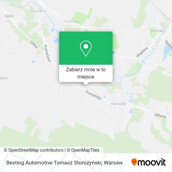 Mapa Besting Automotive Tomasz Storożyński