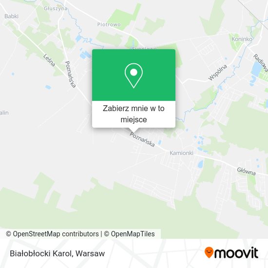 Mapa Białobłocki Karol