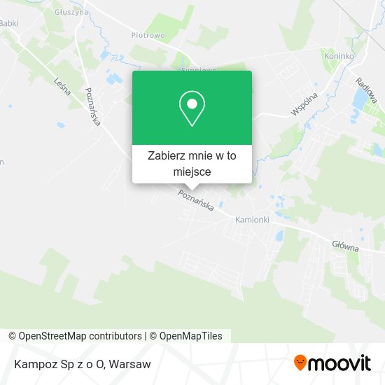 Mapa Kampoz Sp z o O