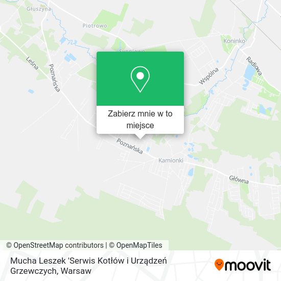 Mapa Mucha Leszek 'Serwis Kotłów i Urządzeń Grzewczych