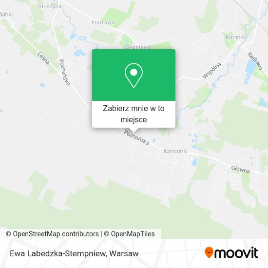 Mapa Ewa Labedzka-Stempniew