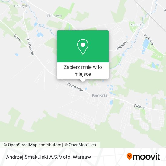 Mapa Andrzej Smakulski A.S.Moto