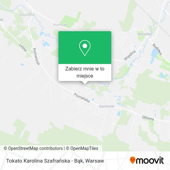 Mapa Tokato Karolina Szafrańska - Bąk