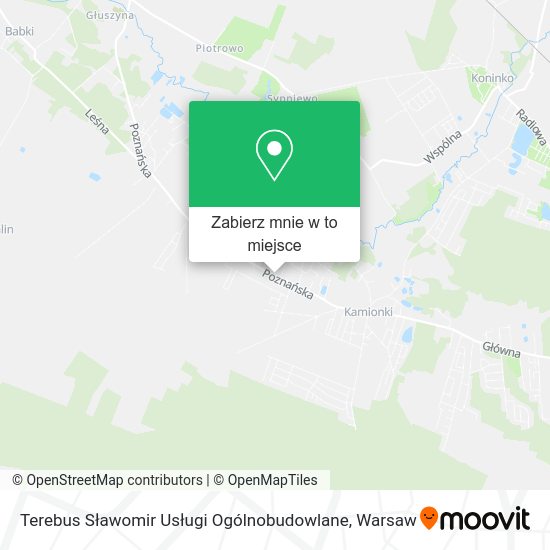 Mapa Terebus Sławomir Usługi Ogólnobudowlane