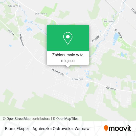 Mapa Biuro 'Ekspert' Agnieszka Ostrowska