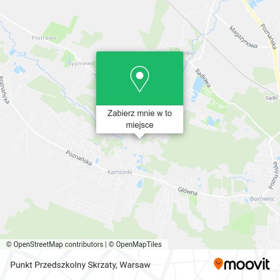 Mapa Punkt Przedszkolny Skrzaty