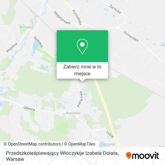 Mapa Przedszkoleśpiewający Włóczykije Izabela Dolata