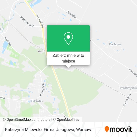 Mapa Katarzyna Milewska Firma Usługowa