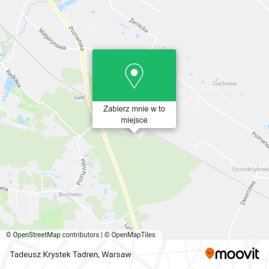 Mapa Tadeusz Krystek Tadren