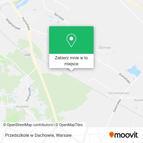 Mapa Przedszkole w Dachowie