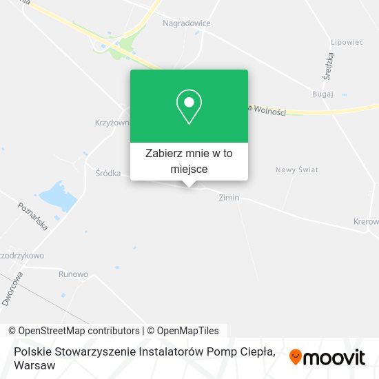 Mapa Polskie Stowarzyszenie Instalatorów Pomp Ciepła