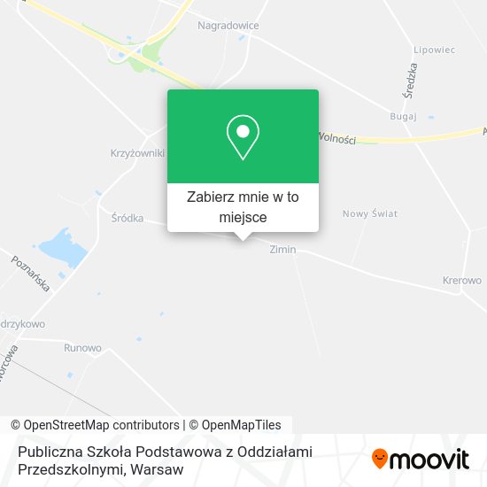 Mapa Publiczna Szkoła Podstawowa z Oddziałami Przedszkolnymi