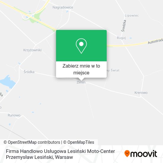 Mapa Firma Handlowo Usługowa Lesiński Moto-Center Przemysław Lesiński