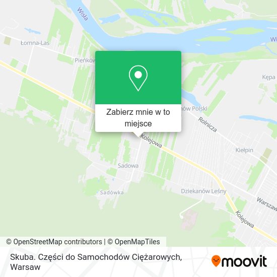 Mapa Skuba. Części do Samochodów Ciężarowych