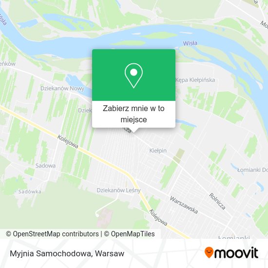 Mapa Myjnia Samochodowa