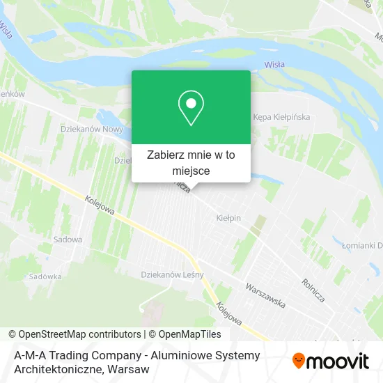Mapa A-M-A Trading Company - Aluminiowe Systemy Architektoniczne