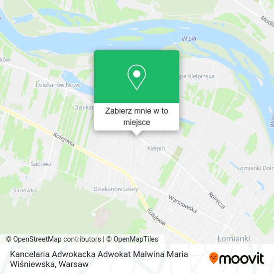 Mapa Kancelaria Adwokacka Adwokat Malwina Maria Wiśniewska